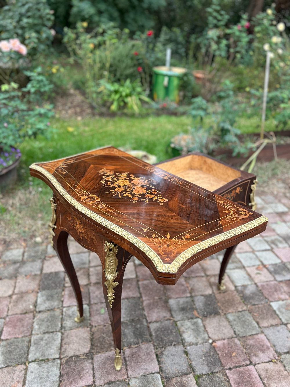 Plateau amovible pour la table à jeux Luis XV