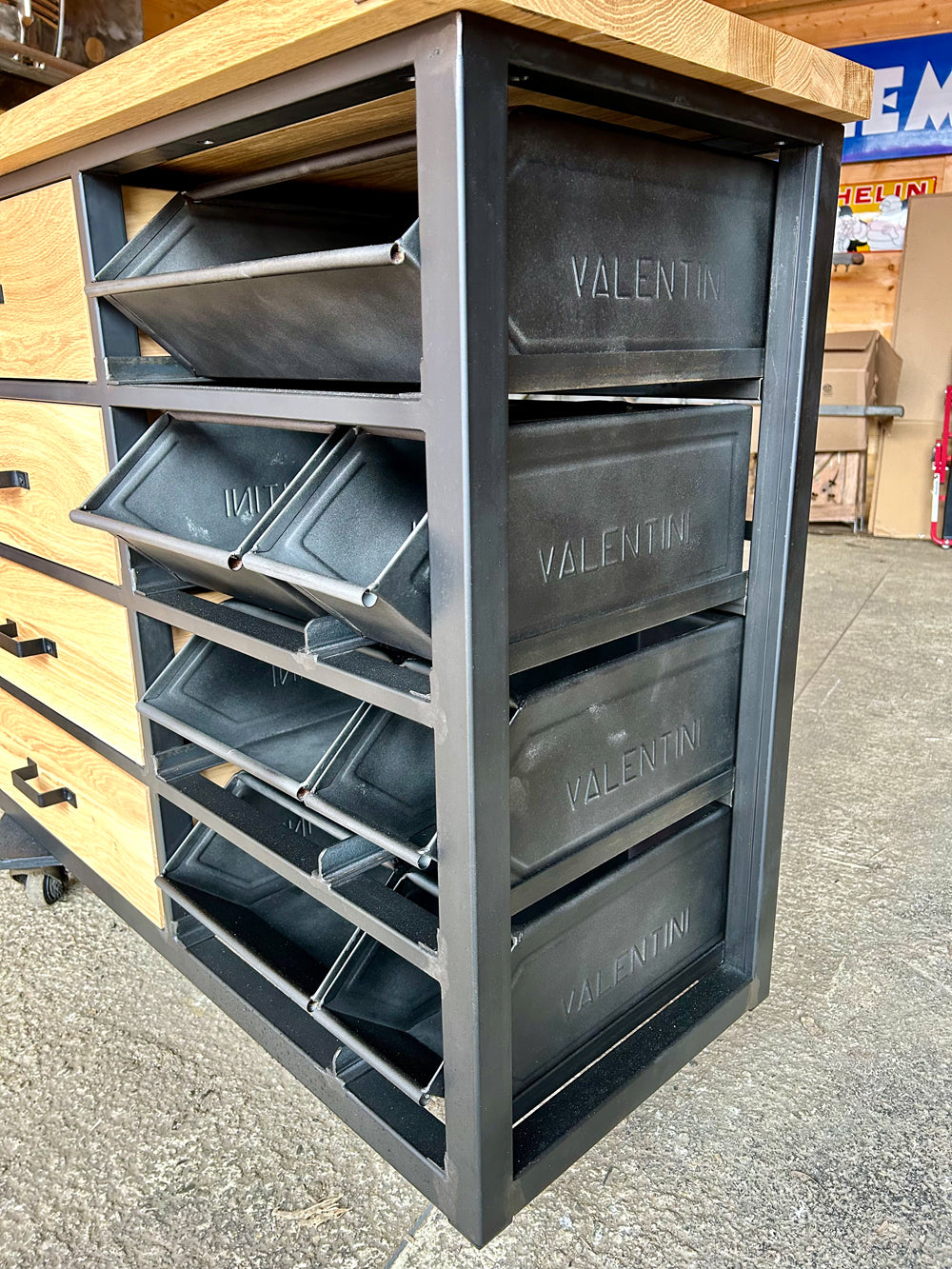 Buffet d'atelier 15 tiroirs Valentini  Réf 4203