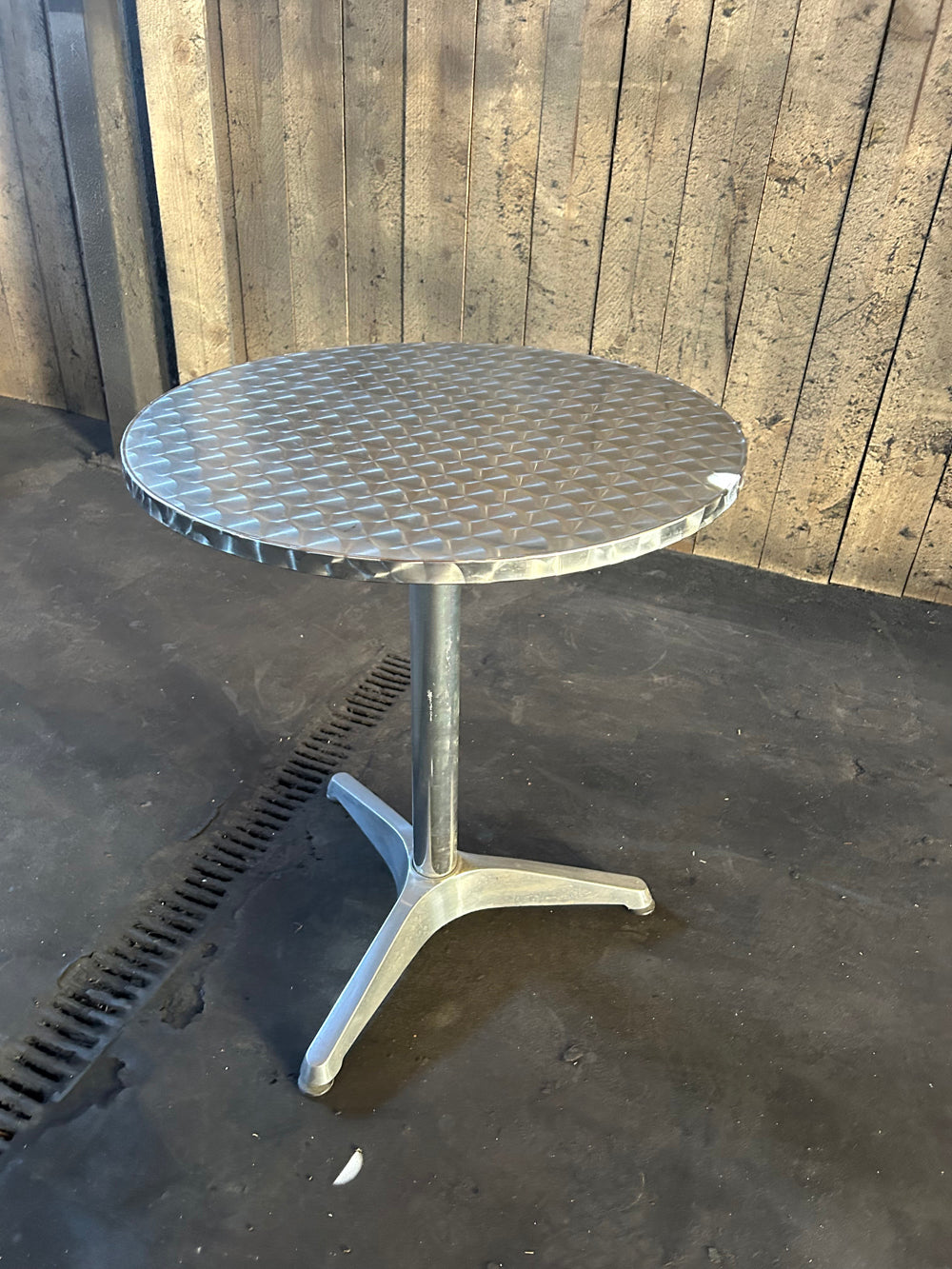 Table bistro aluminium  Réf 4538