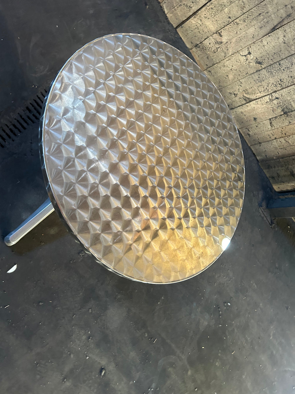 Table bistro aluminium  Réf 4538