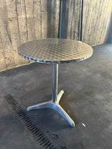 Table bistro aluminium  Réf 4538