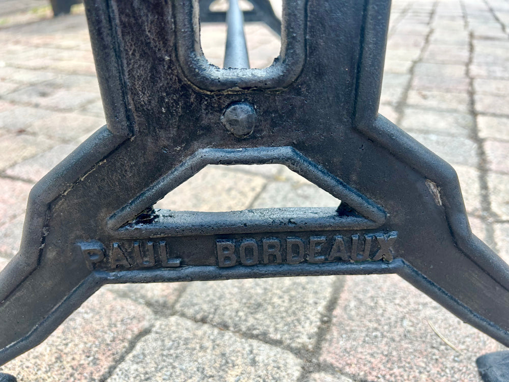 Table bistrot fonte et verre époque ART DECO Réf 4532