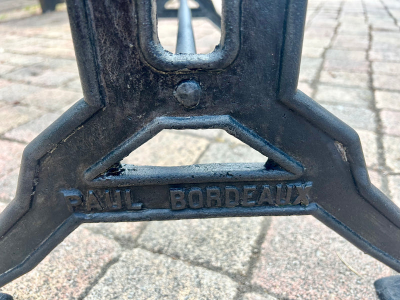 Table bistrot fonte et verre époque ART DECO Réf 4532