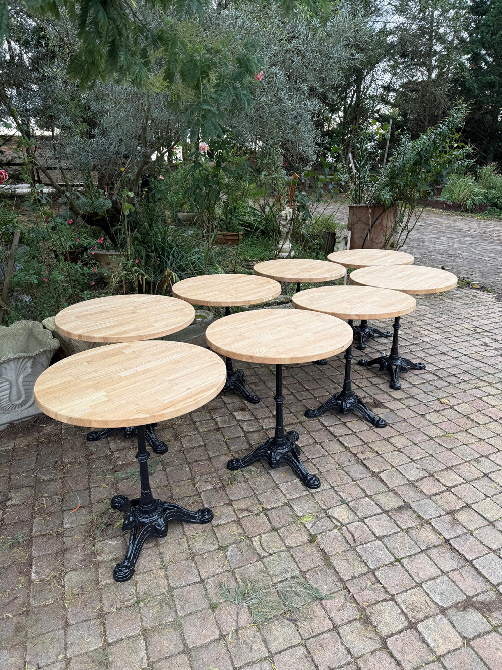 Table bistrot pied fonte - Réf 4597