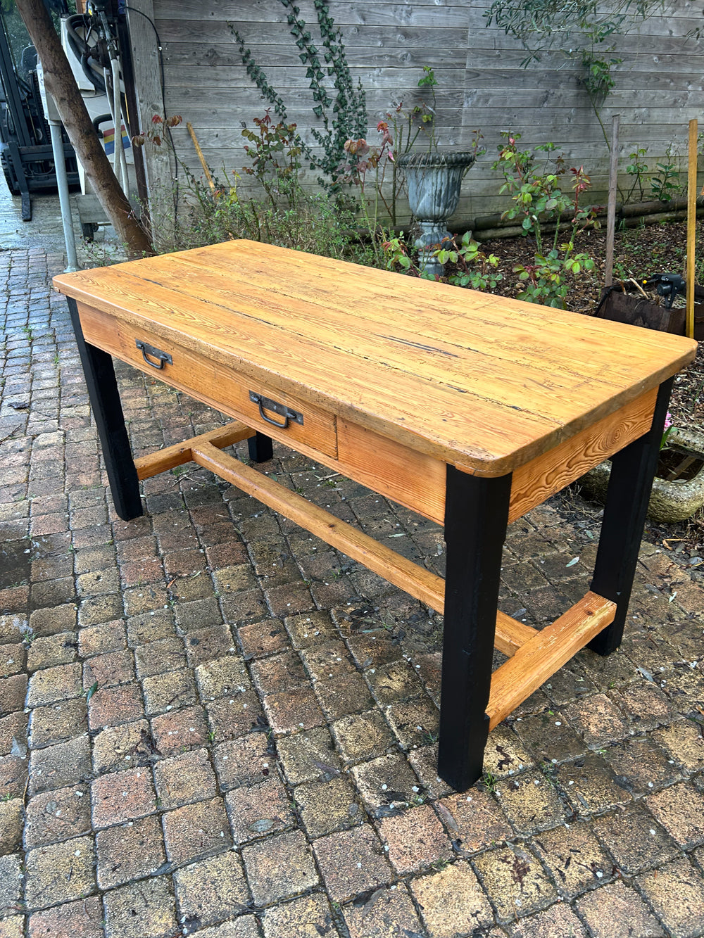 Table d'atelier 1 tiroir 1900  Réf 4233