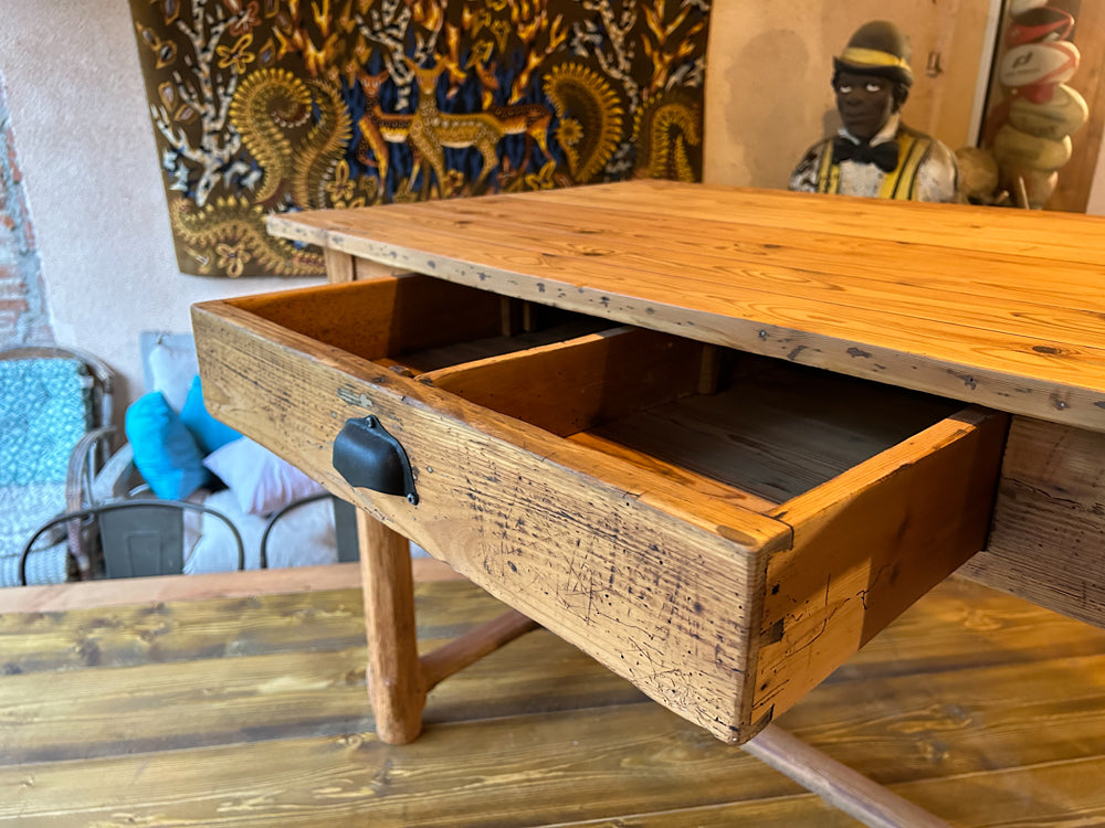 Table d'imprimeur 1 tiroir 1900 Réf 4230