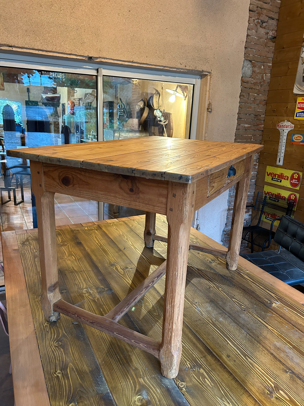 Table d'imprimeur 1 tiroir 1900 Réf 4230