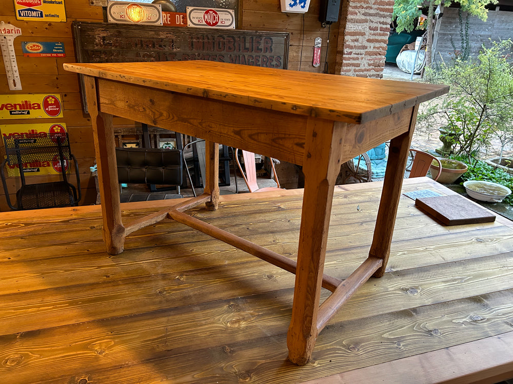 Table d'imprimeur 1 tiroir 1900 Réf 4230