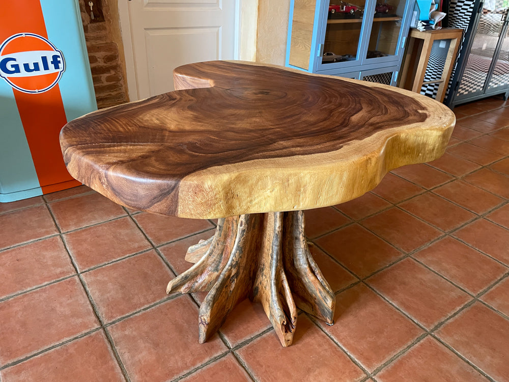 Table racine bois Suar  réf 4067