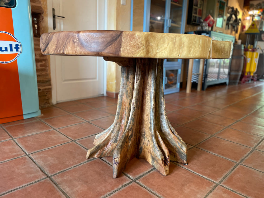 Table racine bois Suar  réf 4067