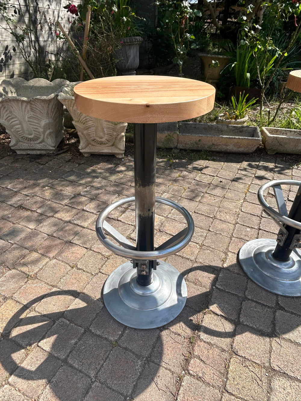 Lot de 4 tabourets bar vintage réf 4486