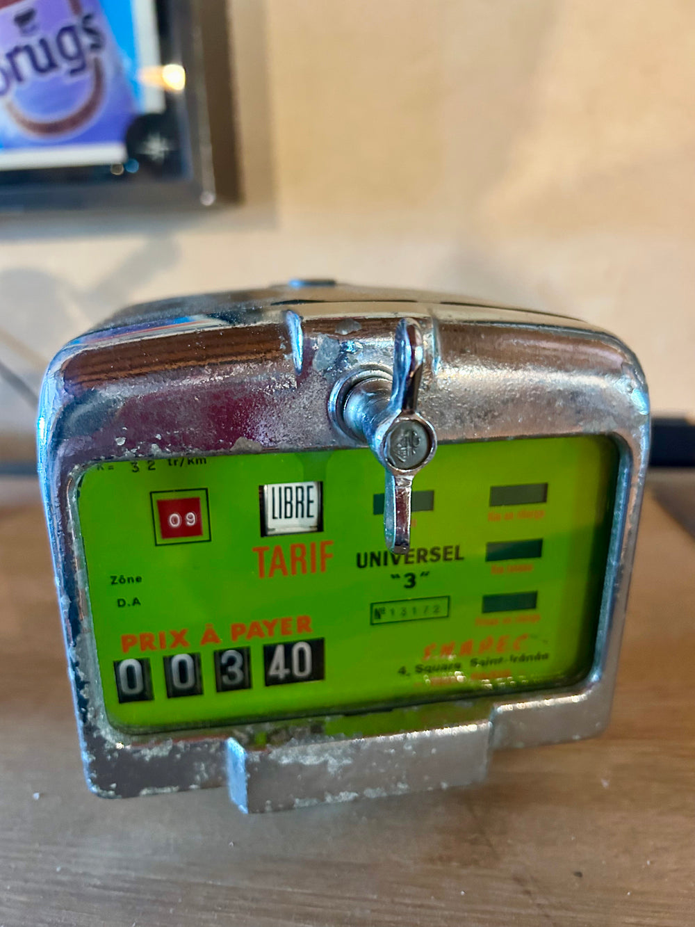 Taxi Metre SNAPEC 1950 réf 4462