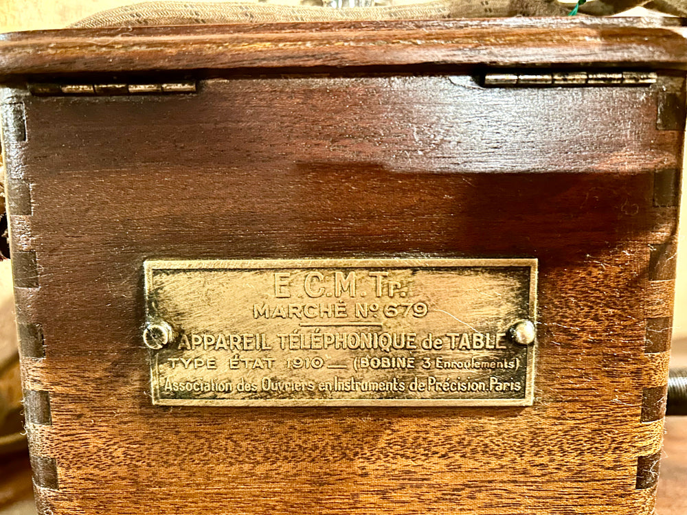 Téléphone bois Modèle 1910 Réf 4392
