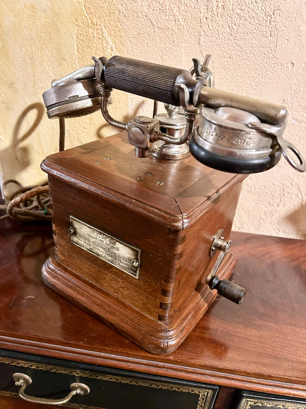 Téléphone bois Modèle 1910 Réf 4392