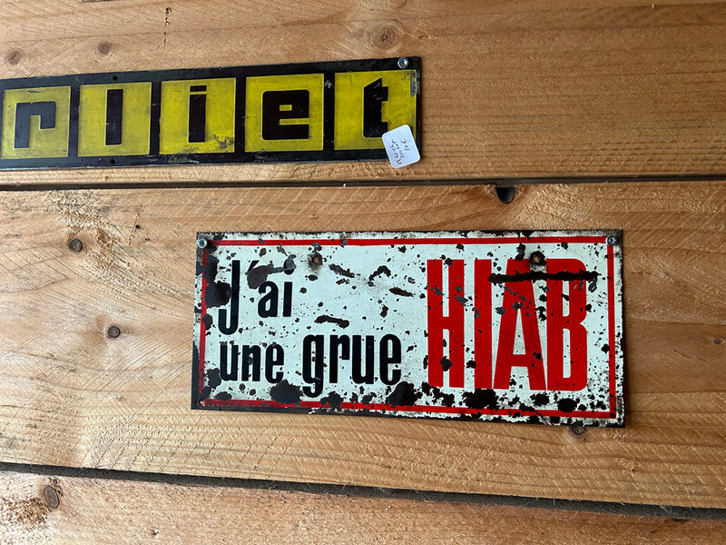 Tôle peinte HIAB 1960/70 Réf 4567