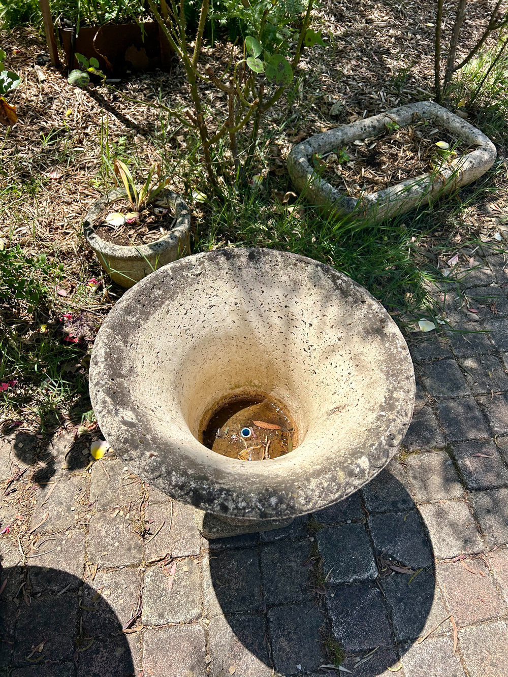 Vase Médicis en pierre reconstitué réf 4281