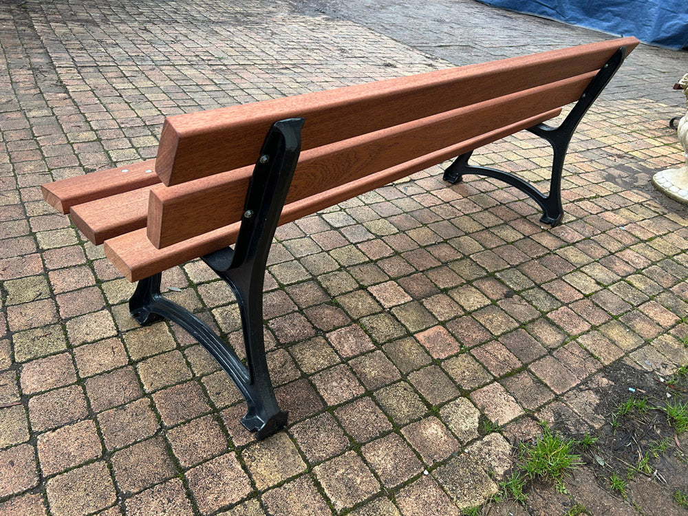 Banc de jardin public fonte 1950/60