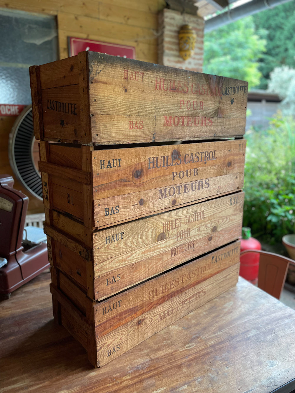 Caisse transport huiles "Castrol" 1950 réf 4072