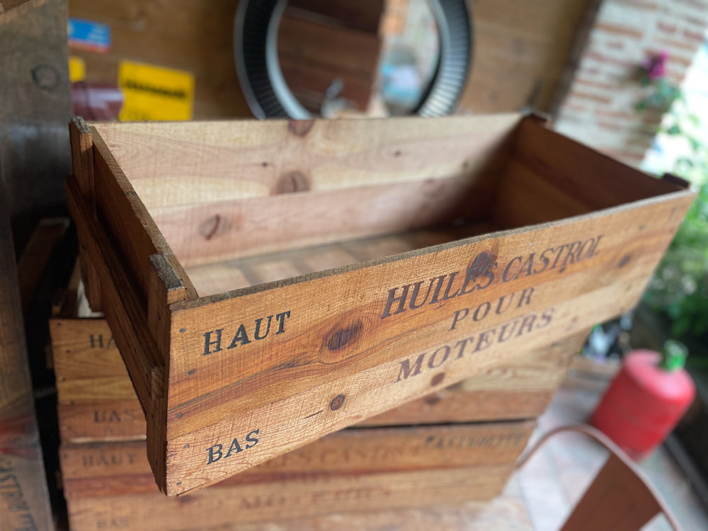 Caisse transport huiles "Castrol" 1950 réf 4072