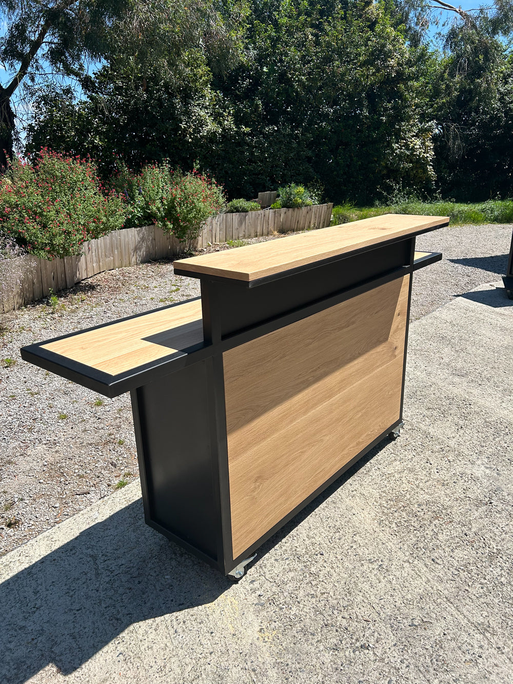 Comptoir Bar Mobile Industriel Cr ation Sur Mesure Bois Et Metal Comptoir Bar Mobile Industriel Cr ation Sur Mesure Bois Et Metal