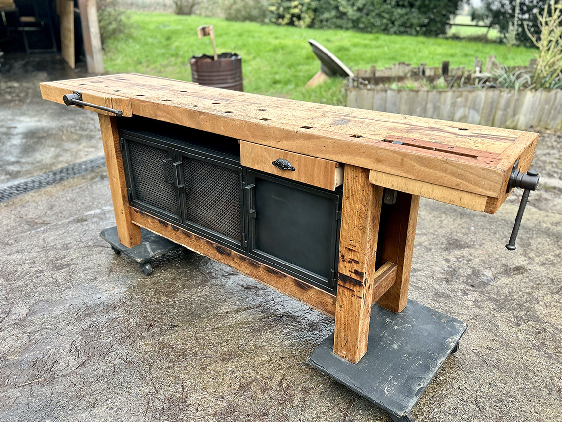 etabli ancien meuble de métier