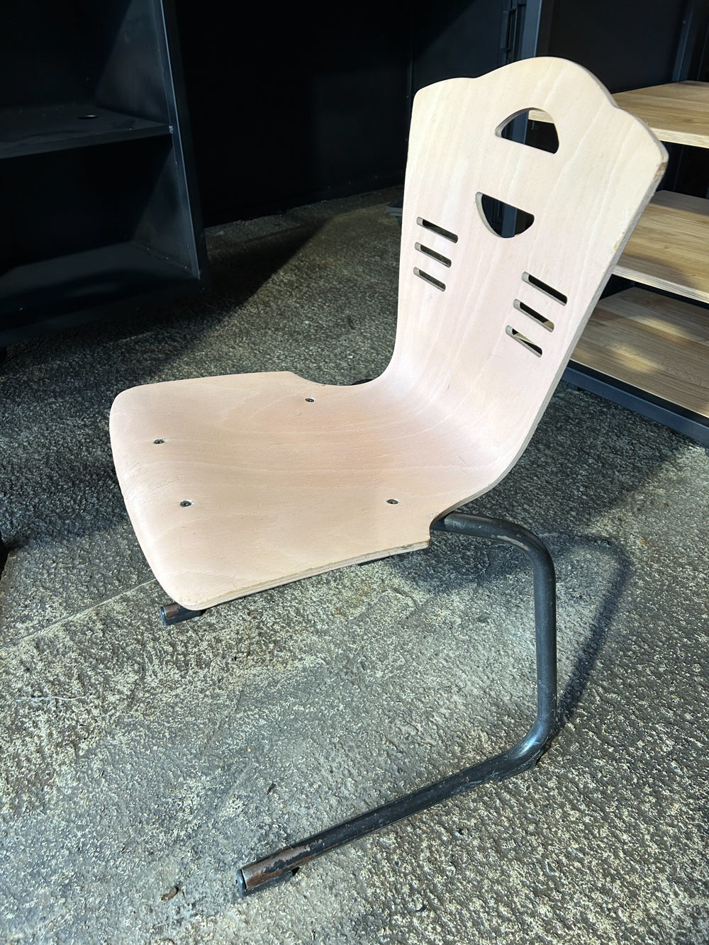 lot de 6 chaises collectivité pieds luge 1990/2000 Réf 4193