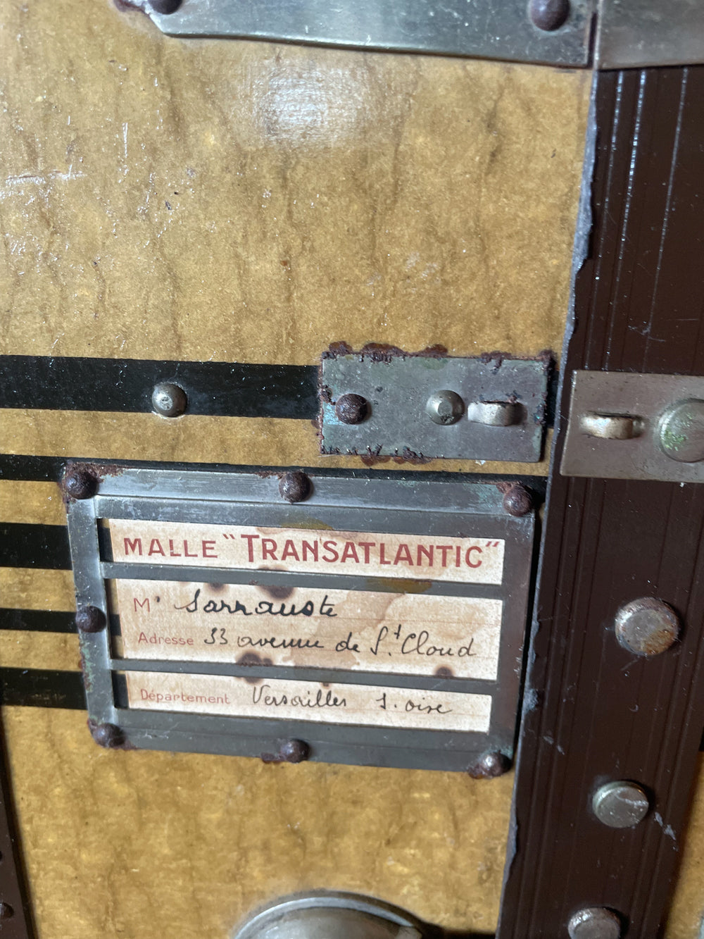 Malle de cabine transatlantique  Réf 4078