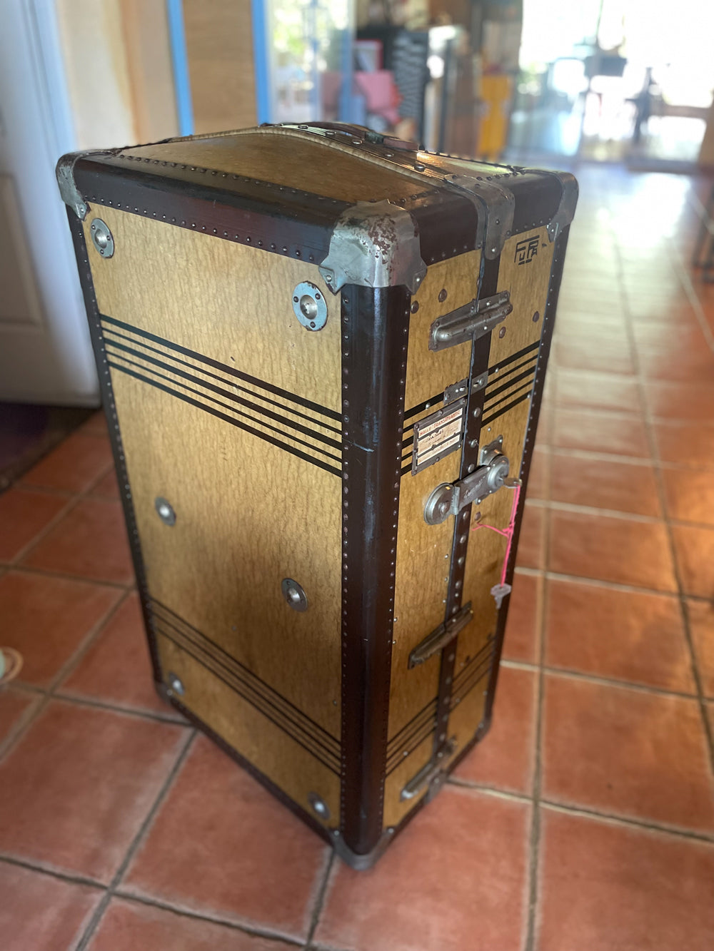 Malle de cabine transatlantique  Réf 4078