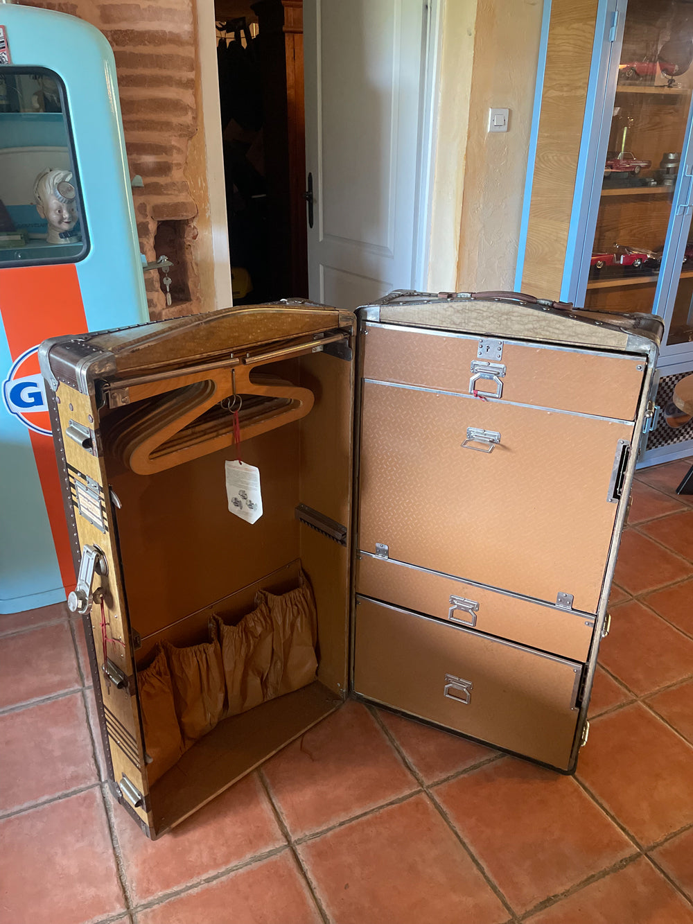 Malle de cabine transatlantique  Réf 4078