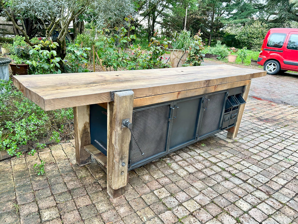 Trés grand établi menuiserie Réf 4244