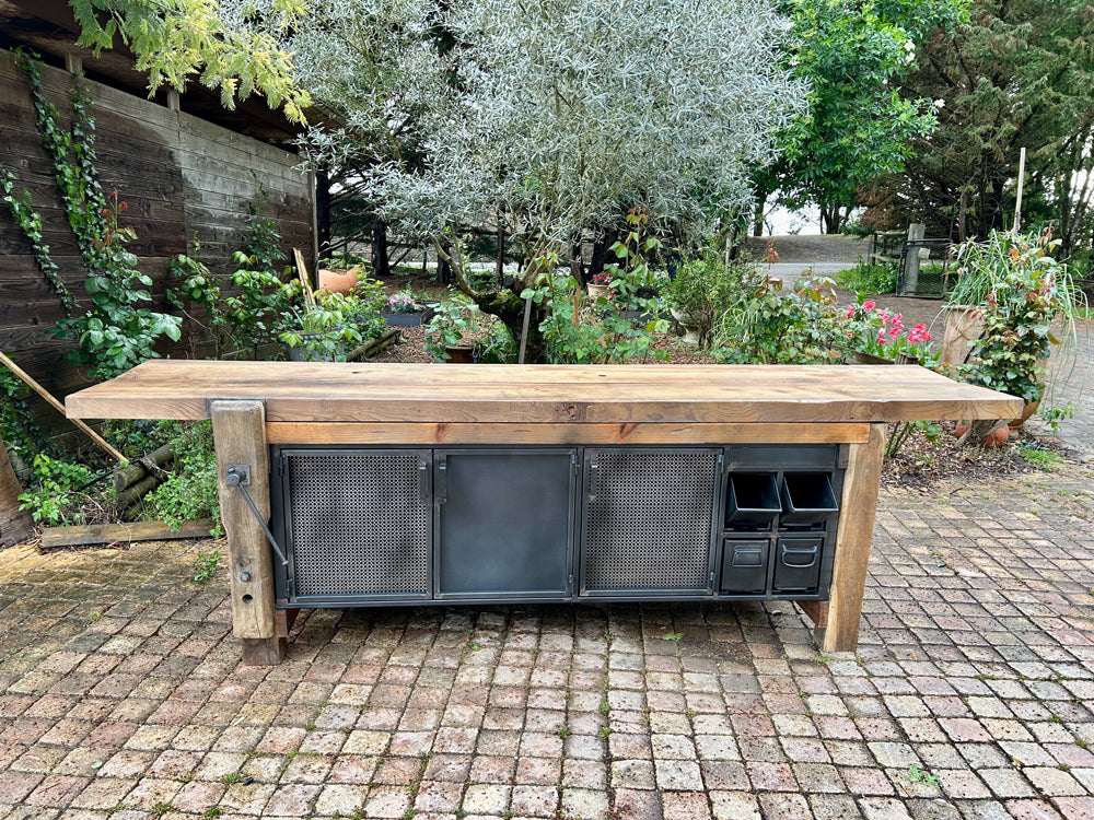 Trés grand établi menuiserie Réf 4244