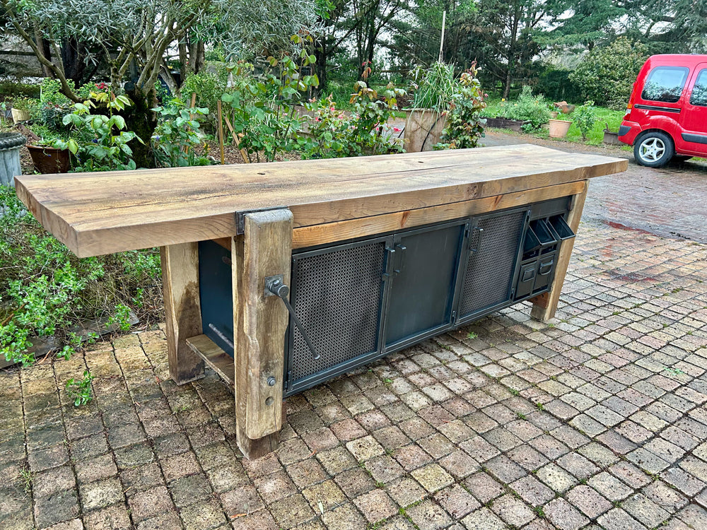 Trés grand établi menuiserie Réf 4244