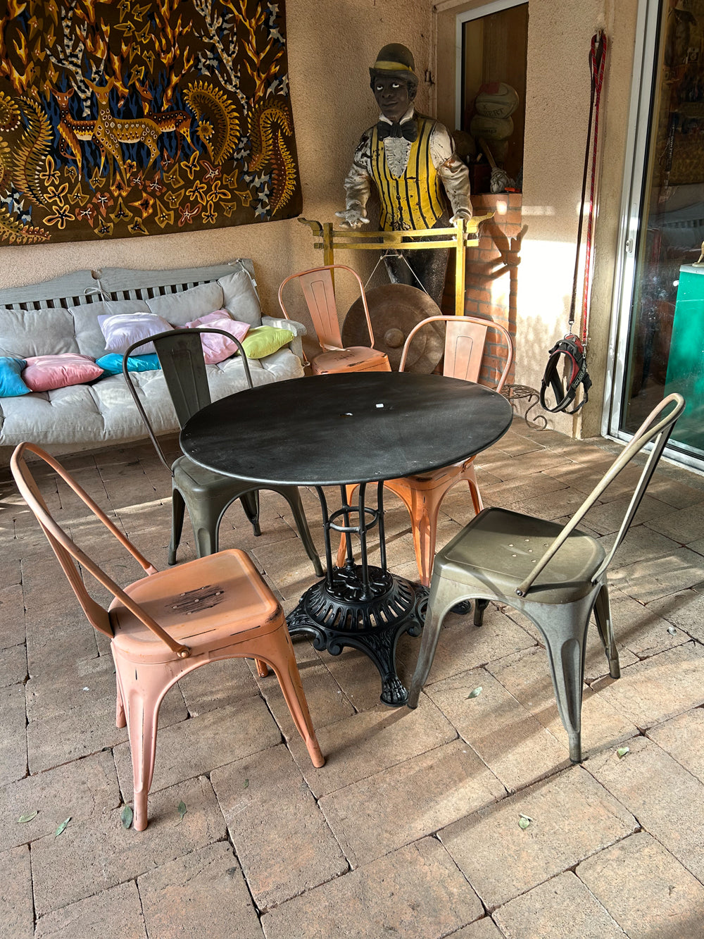 Table de jardin en fonte 19éme  Réf 4208