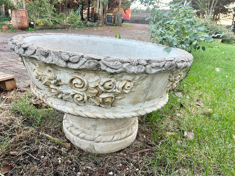 Très grande jardinière fleurie- Réf 4605