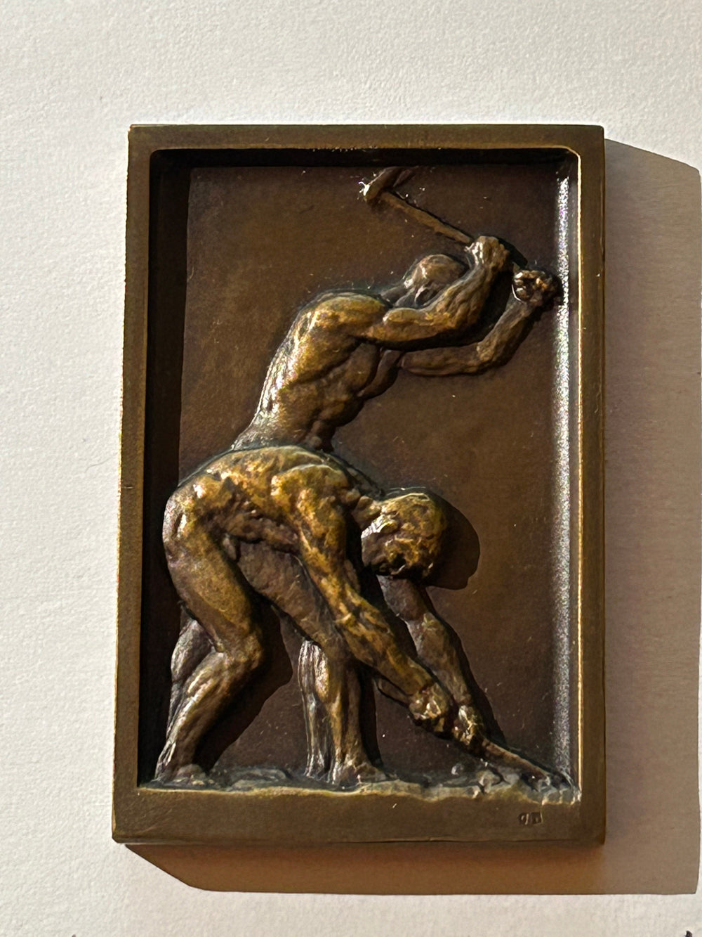 Triptyque bronze centenaire Algerie 1830/1930 - Réf 4617