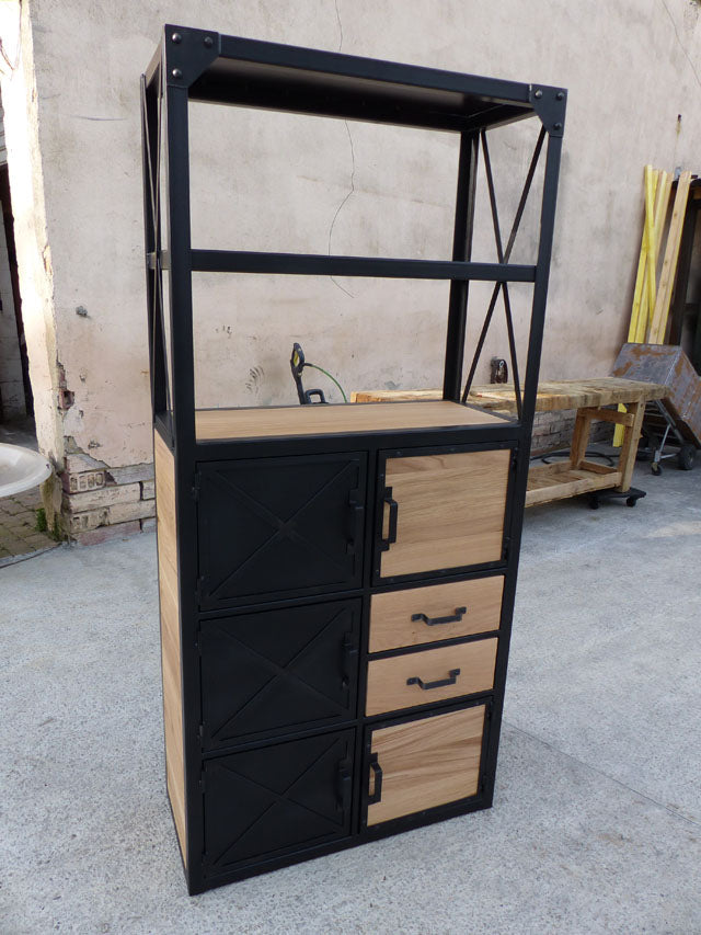 Etagère / bibliothèque 6 portes. PRIX de base : 1 290 € Réf 3631