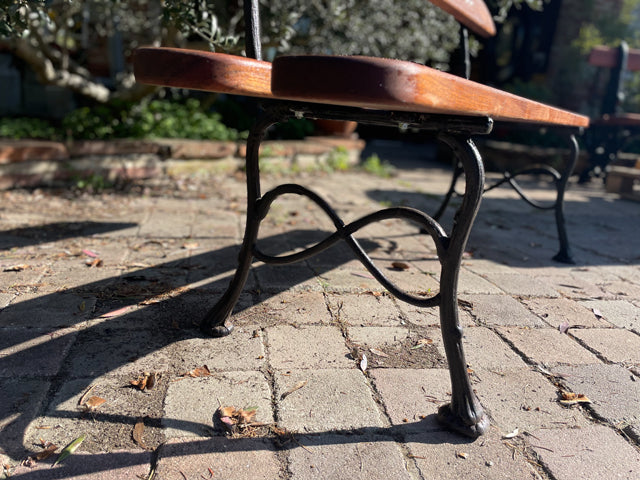 Banc ART NOUVEAU en fonte 1900