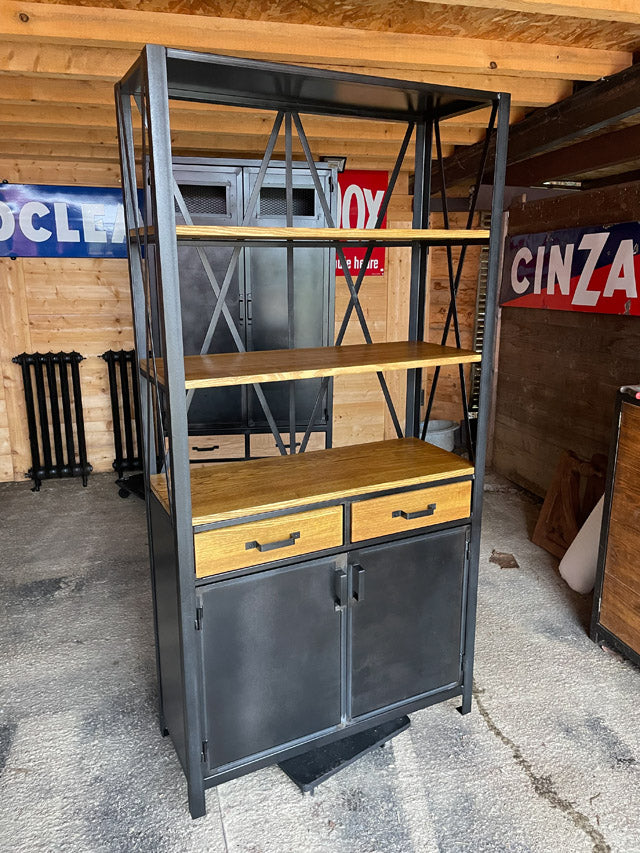 Etagère bibliothèque 2 tiroirs et 2 portes PRIX de base 990€réf 2739