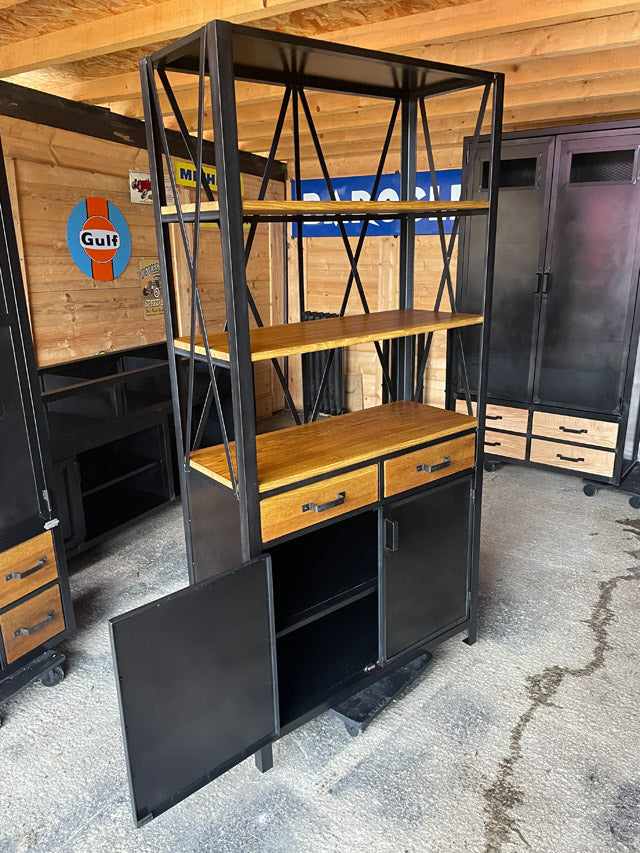 Etagère bibliothèque 2 tiroirs et 2 portes PRIX de base 990€réf 2739