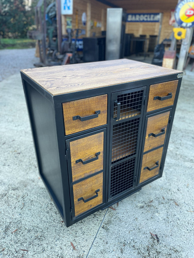 Buffet portes faux tiroirs PRIX de base : 990€ réf 3953