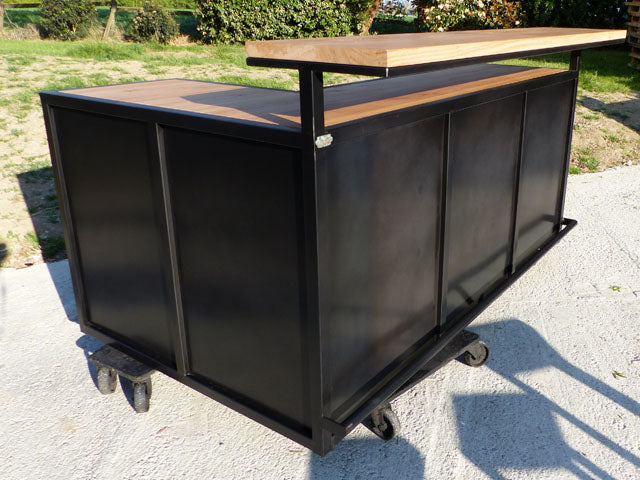 Comptoir industriel  double plateau PRIX de base: 1950€ réf 3310