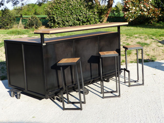 Comptoir industriel  double plateau PRIX de base: 1950€ réf 3310