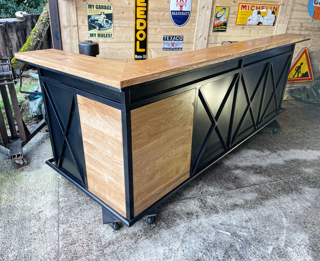 Comptoir d'angle double plateau PRIX de base: 3400€ réf 3849