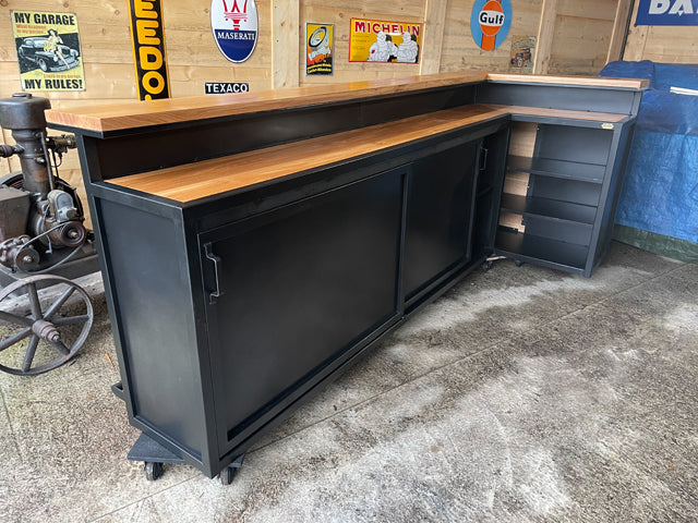 Comptoir d'angle double plateau PRIX de base: 3400€ réf 3849