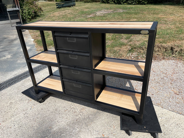 Etagère industrielle 4 clapets ATAL