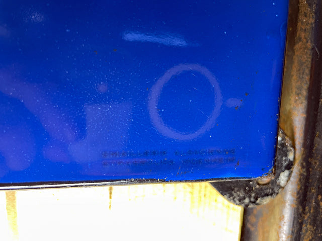 Grande plaque émaillée BAROCLEM