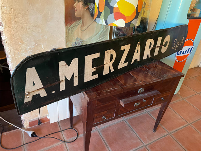 Grande tôle peinte " Transporteur"