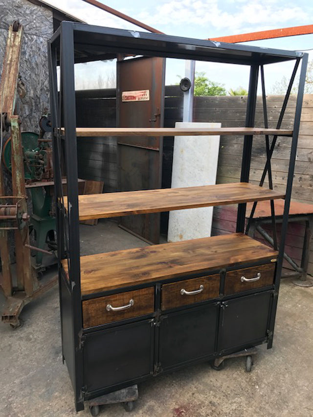 Etagère bibliothèque 2 tiroirs et 2 portes PRIX de base 990€réf 2739