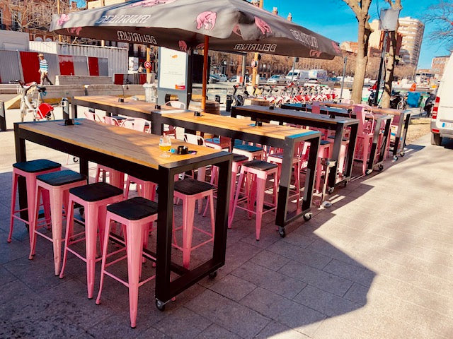 Mobilier de terrasse thermolaqué PRIX de base: 1450€ réf 3336