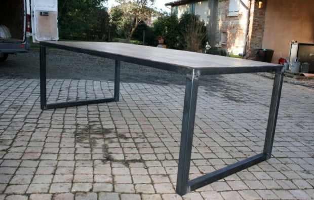 Création table style industriel Prix de base: 1150€ réf 2050